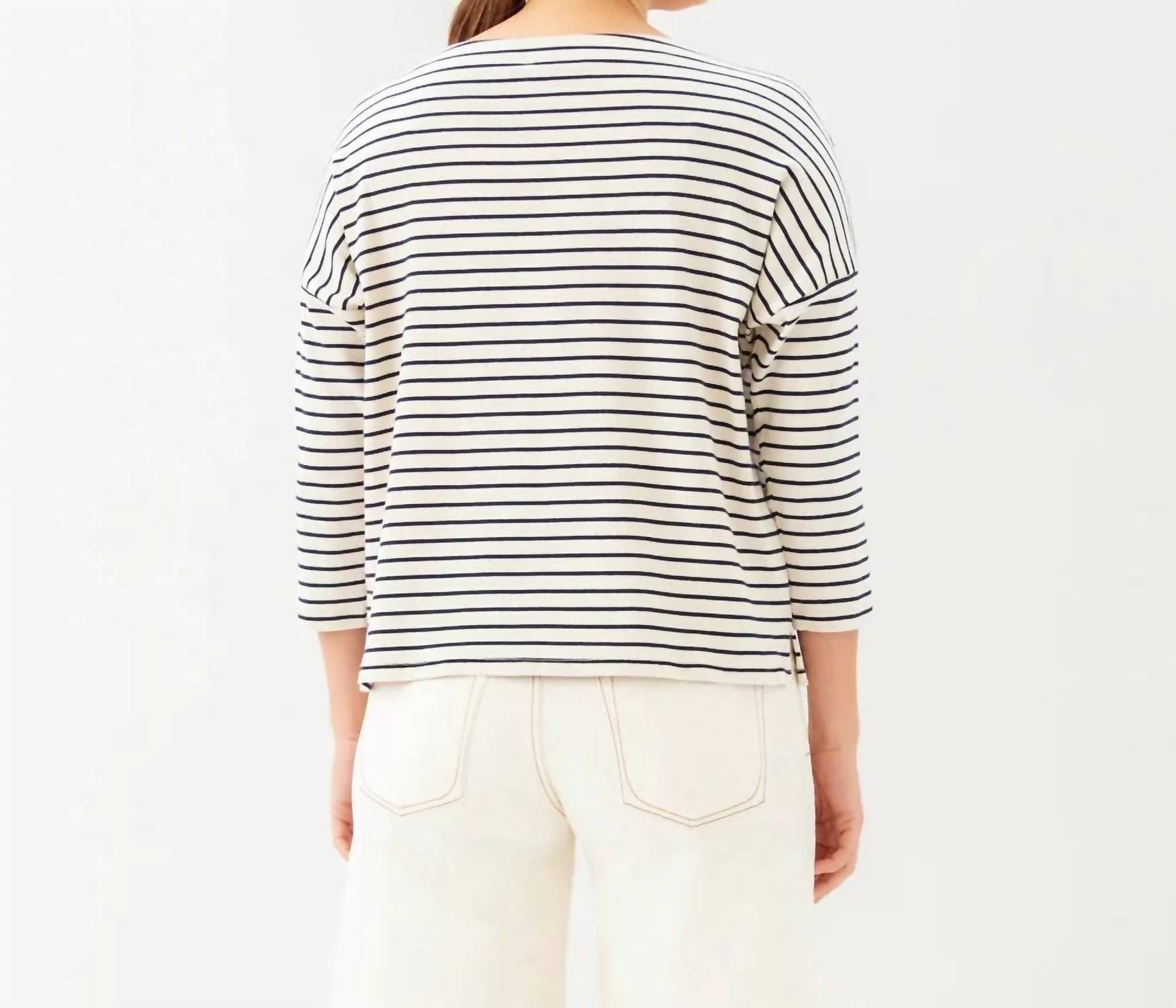 Karen Kane - 3/4 Sleeve Boatneck Top