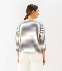 Karen Kane - 3/4 Sleeve Boatneck Top