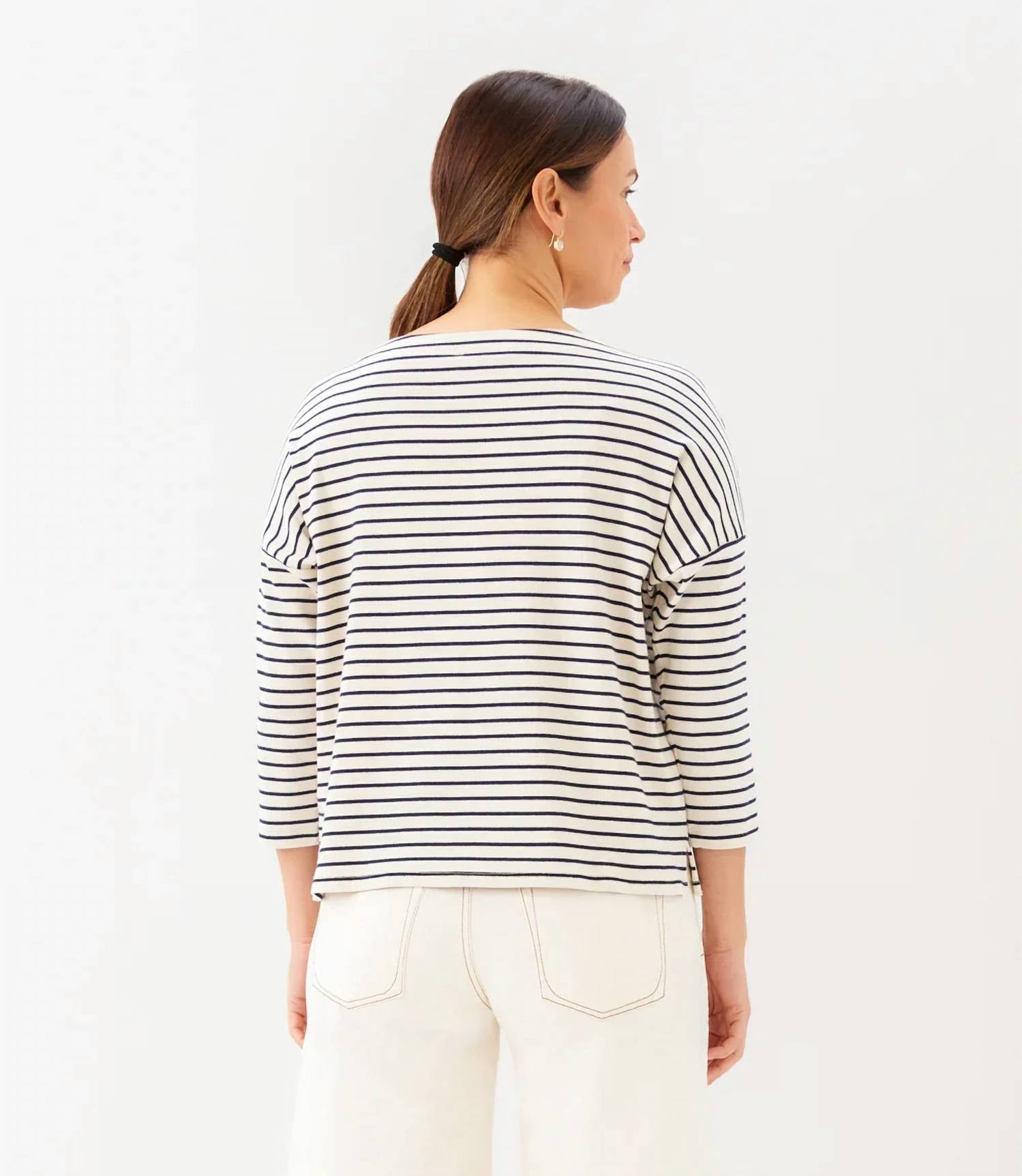 Karen Kane - 3/4 Sleeve Boatneck Top