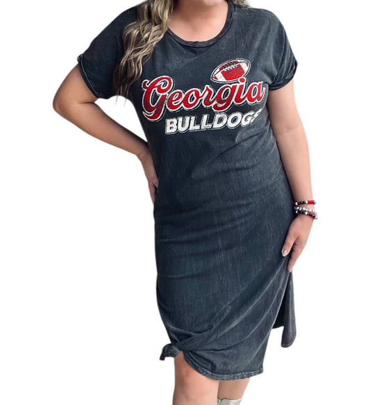 Hrt & Luv - GA Bulldogs T-shirt Dress