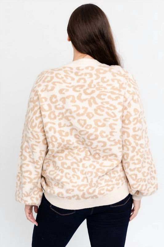 Gilli - Snow Leopard Crew Neck Sweater