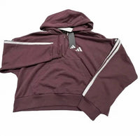 Adidas - Essentials 3-stripes French Terry Quarter-zip Hoodie