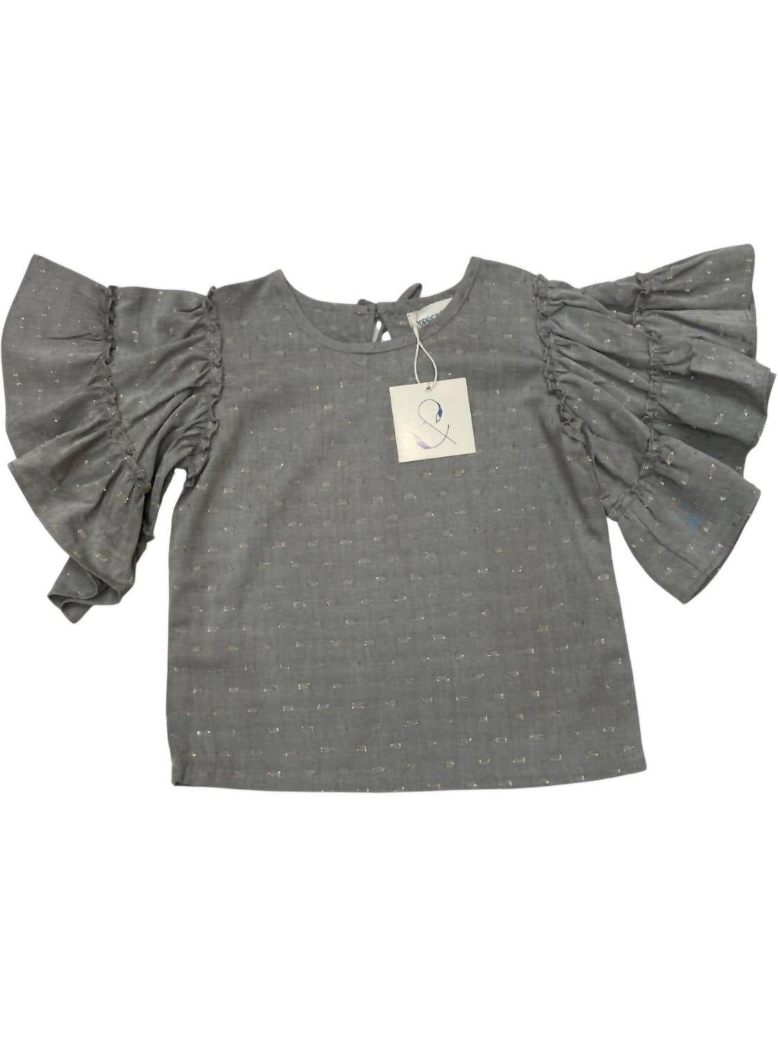Poppet & Fox - Girl's Ruffle Sleeve Blouse