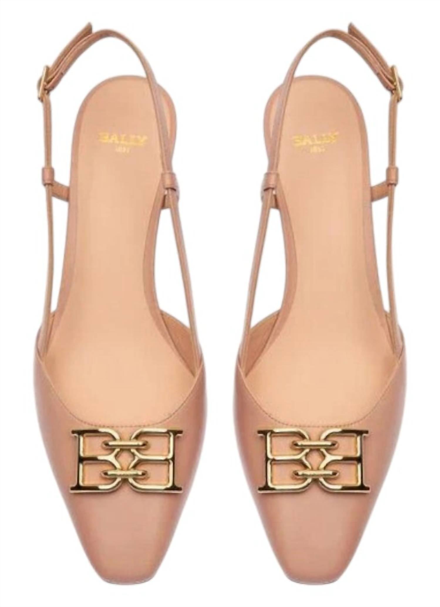 Bally - Women's Eva Slingback Leather Pumps
