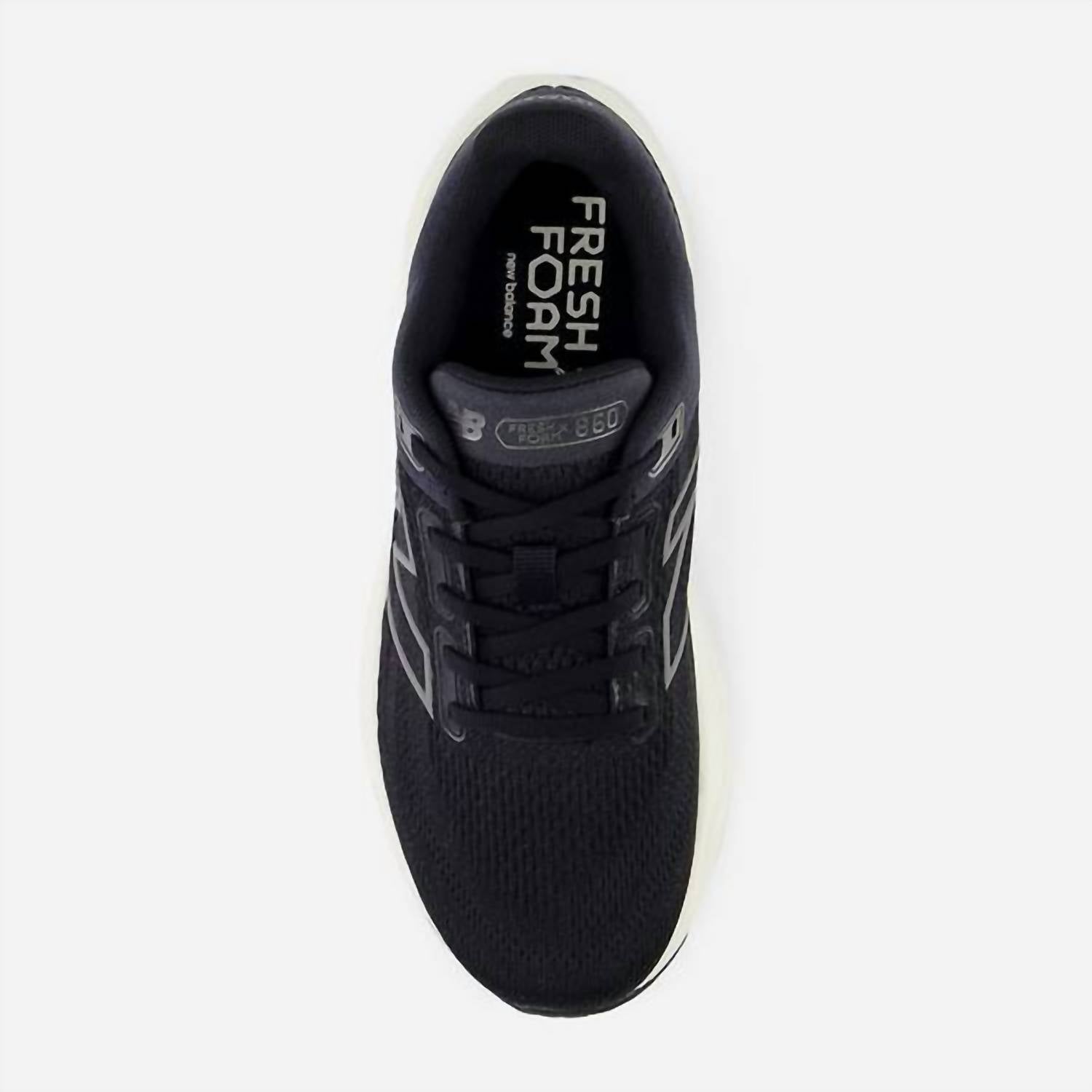 New Balance Women Fresh Foam X 860v14 Running Shoes in black angora - women's shoe - alternate view