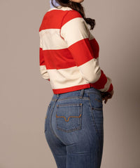 Kimes Ranch - Jamila Crop Polo Shirt