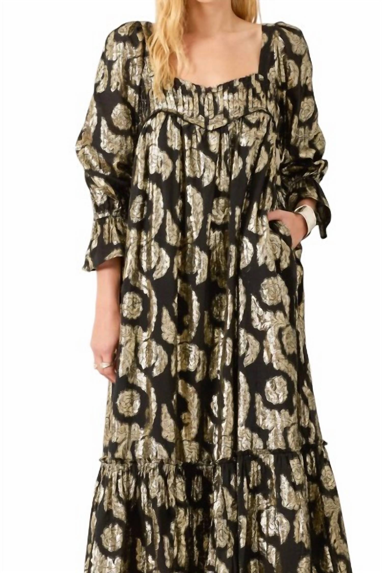 Alix Of Bohemia - Lilium Lurex Dress