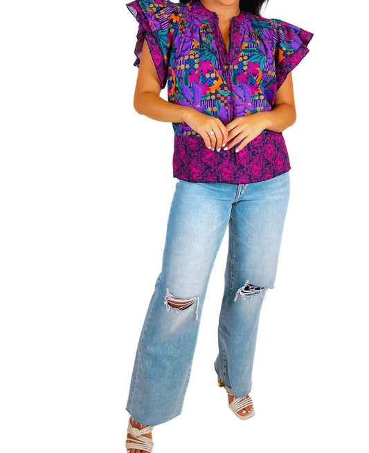 Briton Court - Ella Vibrant Top