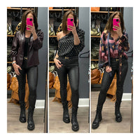 Cheri Coated Skinny Jeans