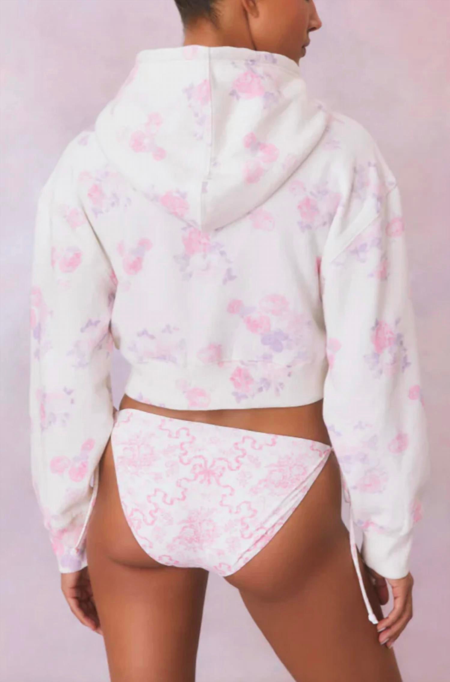 Loveshackfancy - Pierra Crop Hoodie