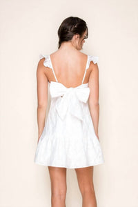 B.Right - Sweet Melody Whimsical Floral Ruffle Mini Dress
