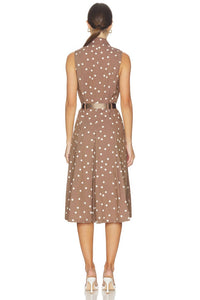 L'Agence - Kylo Belted Midi Shirt Dress