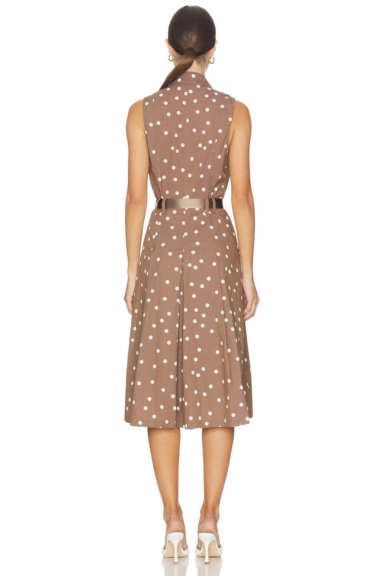 L'Agence - Kylo Belted Midi Shirt Dress