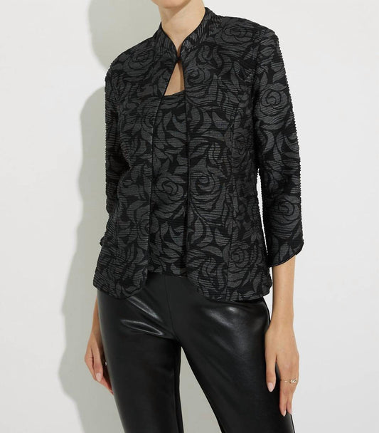 Joseph Ribkoff - Jacquard Twin Set