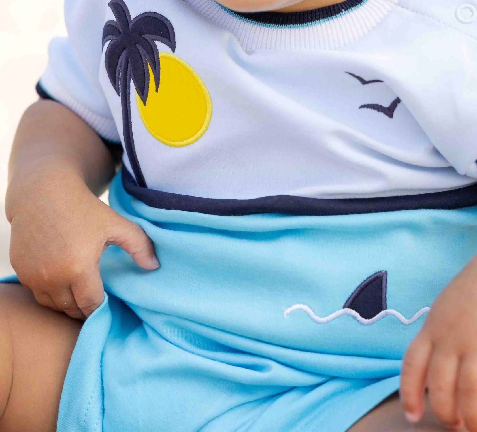 Florence Eiseman - Boy's Ocean Scene Shortall