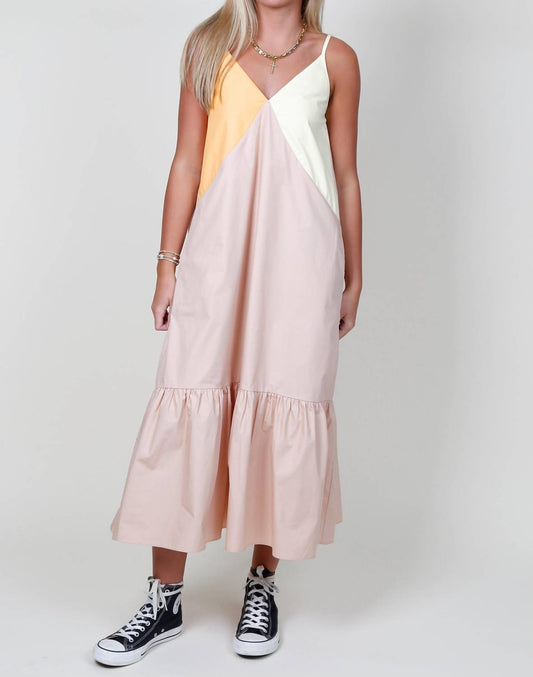 English Factory - Colorblock Maxi Dress