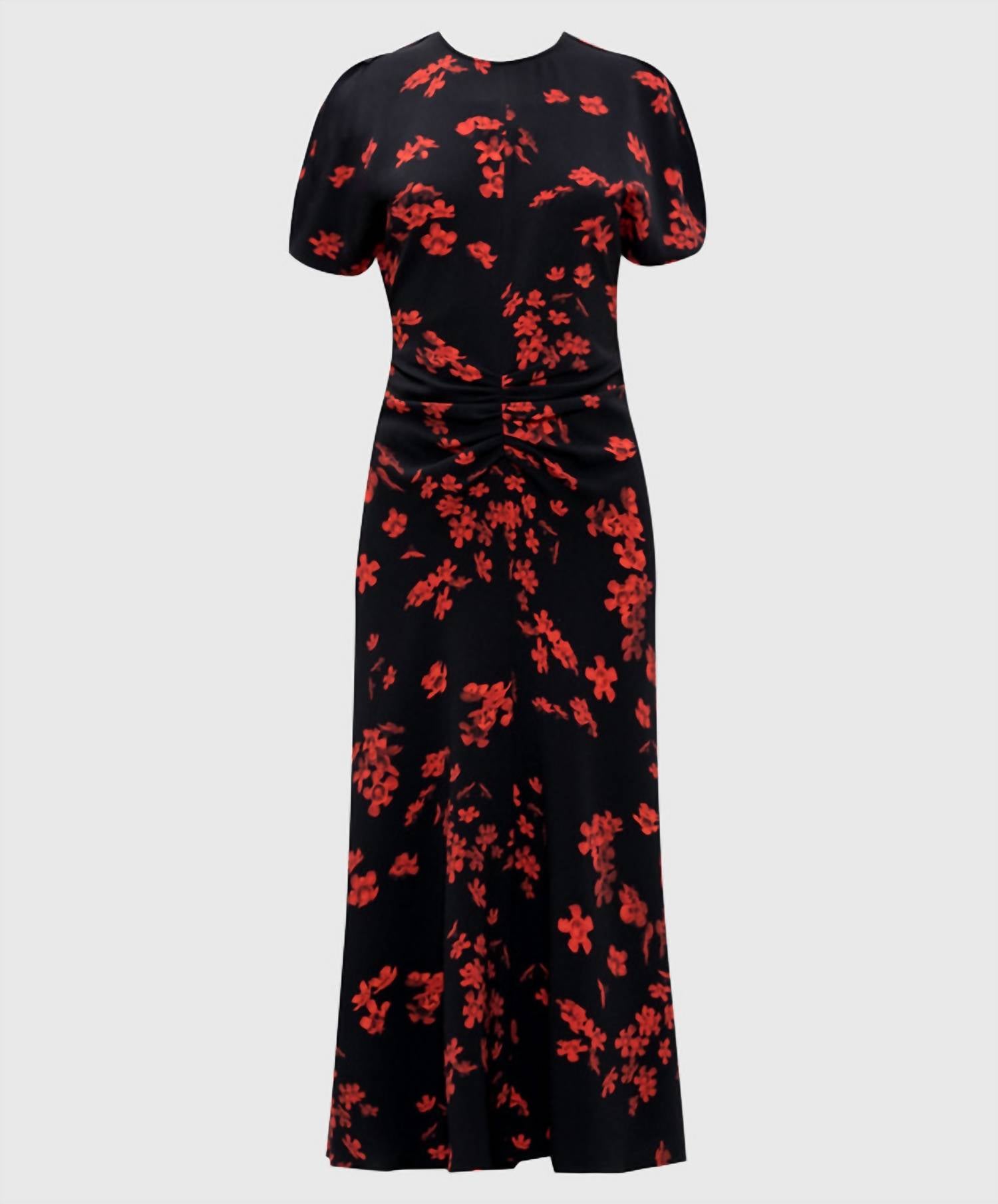 Victoria Beckham - Gathered Waist Midi Dress
