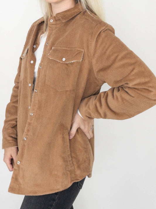 Bluivy - Corduroy Sherpa-lined Jacket