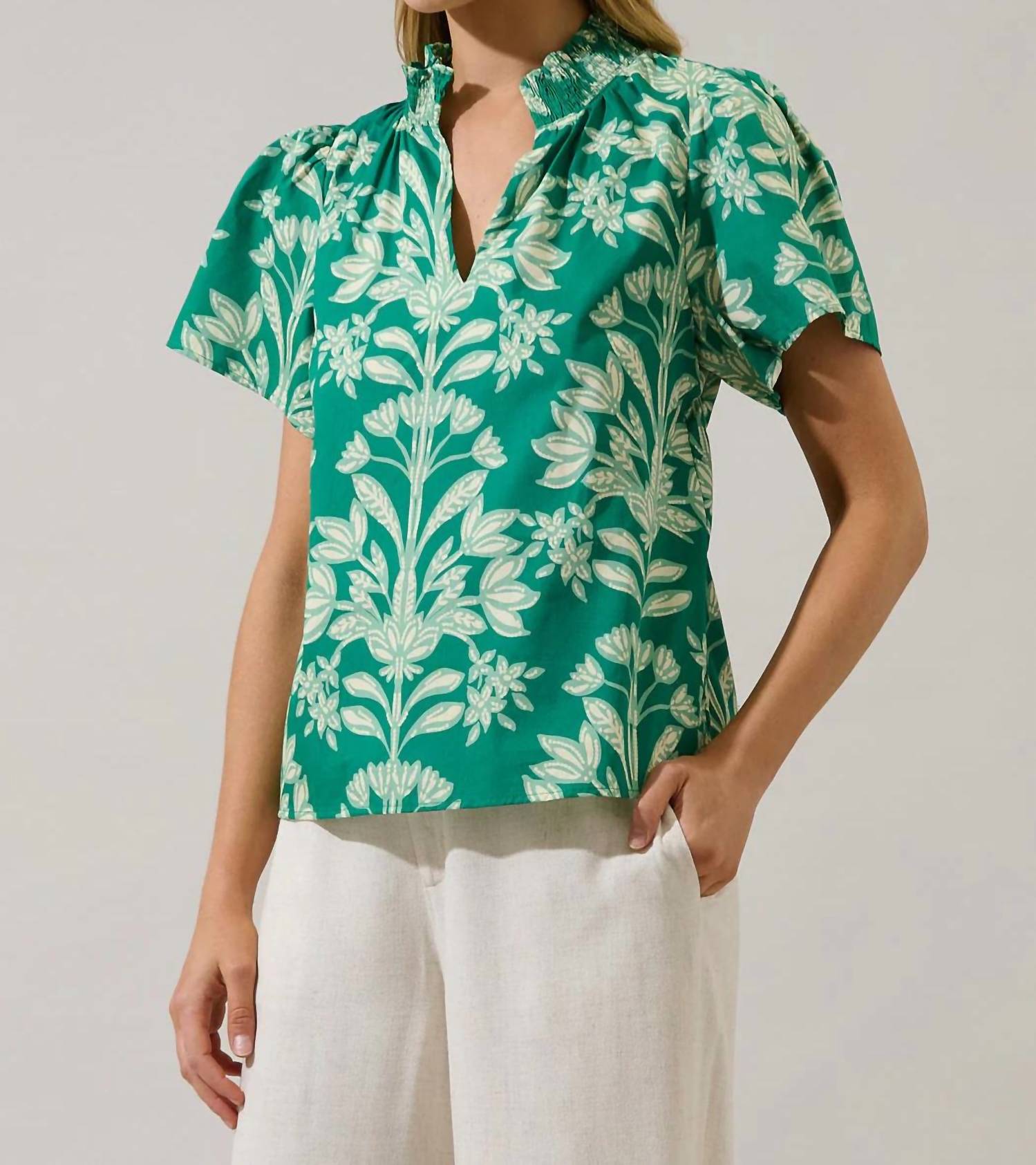 Sugarlips - Barcy Smocked Top