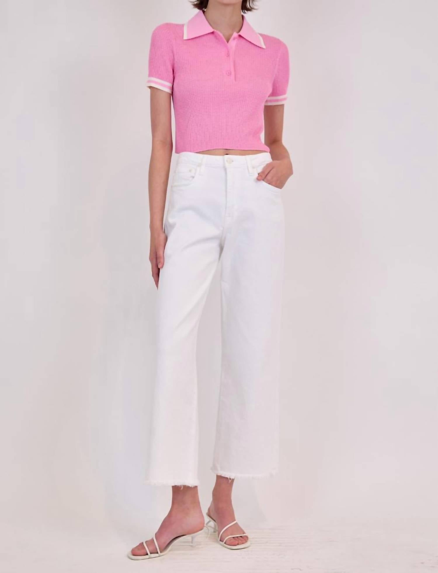 Simkhai - Whitten Short Sleeve Polo