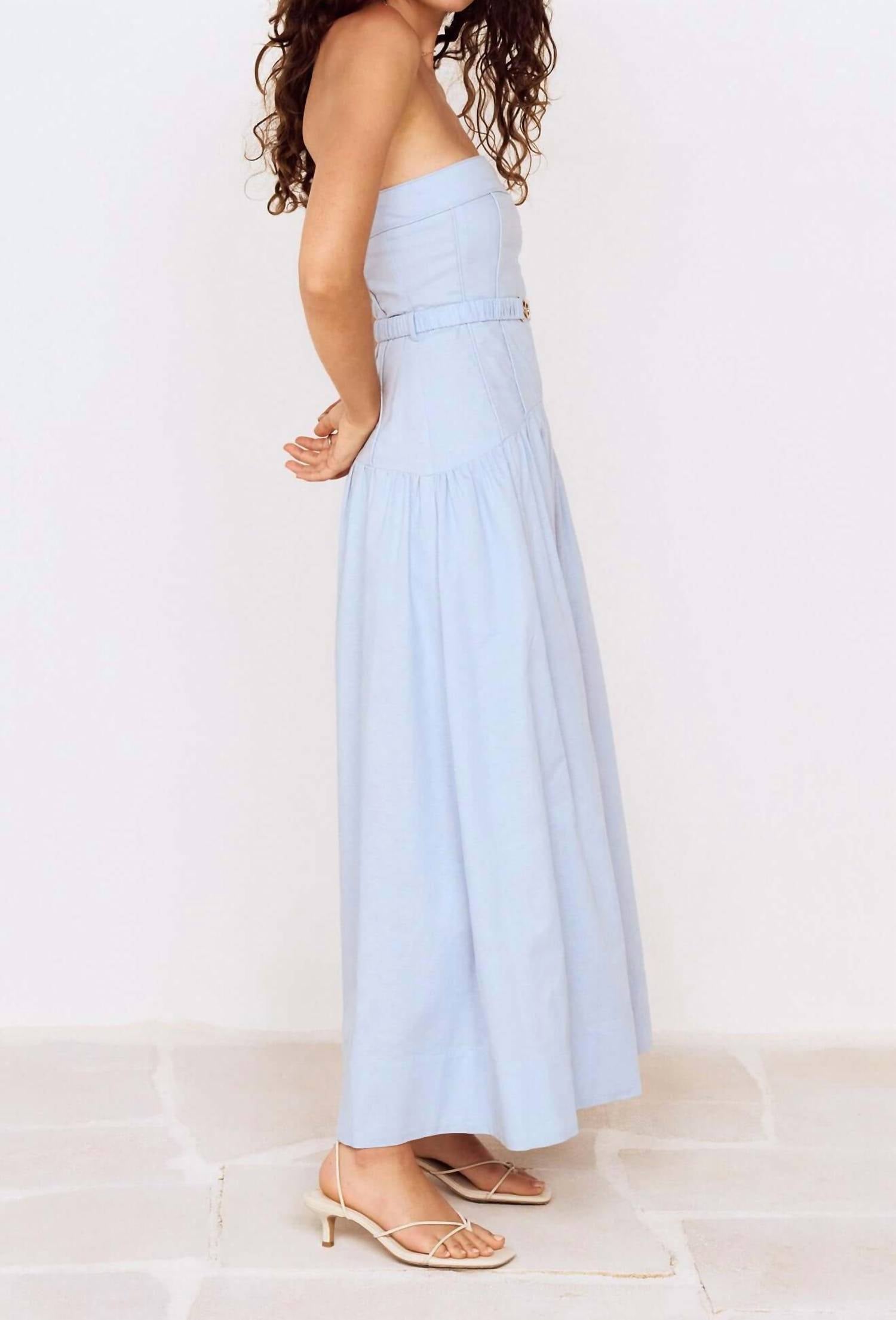 Minkpink - Ines Strapless Midi Dress