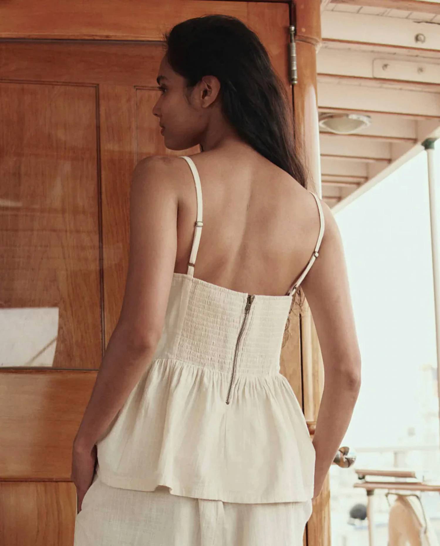 The Great. - Verse Peplum Top