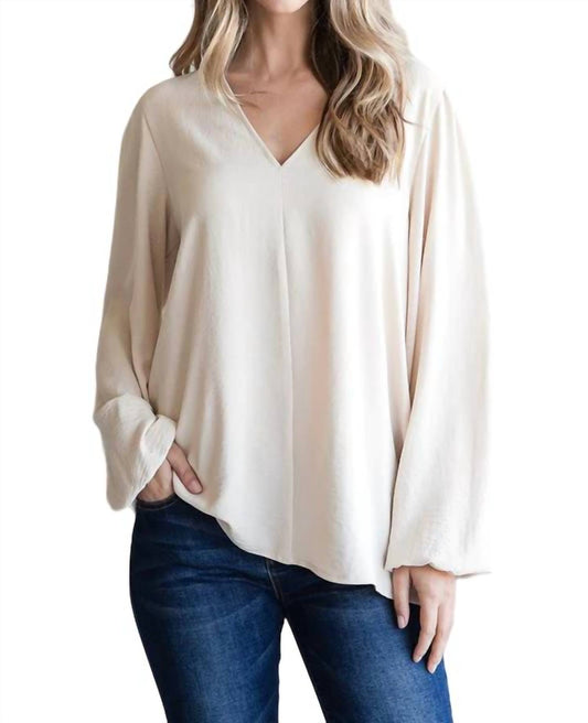 Jodifl - Bubble Sleeve Top - Plus