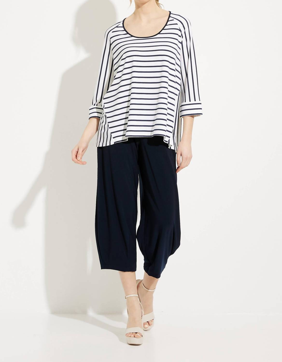 Sympli - Wide Leg Cropped Pants
