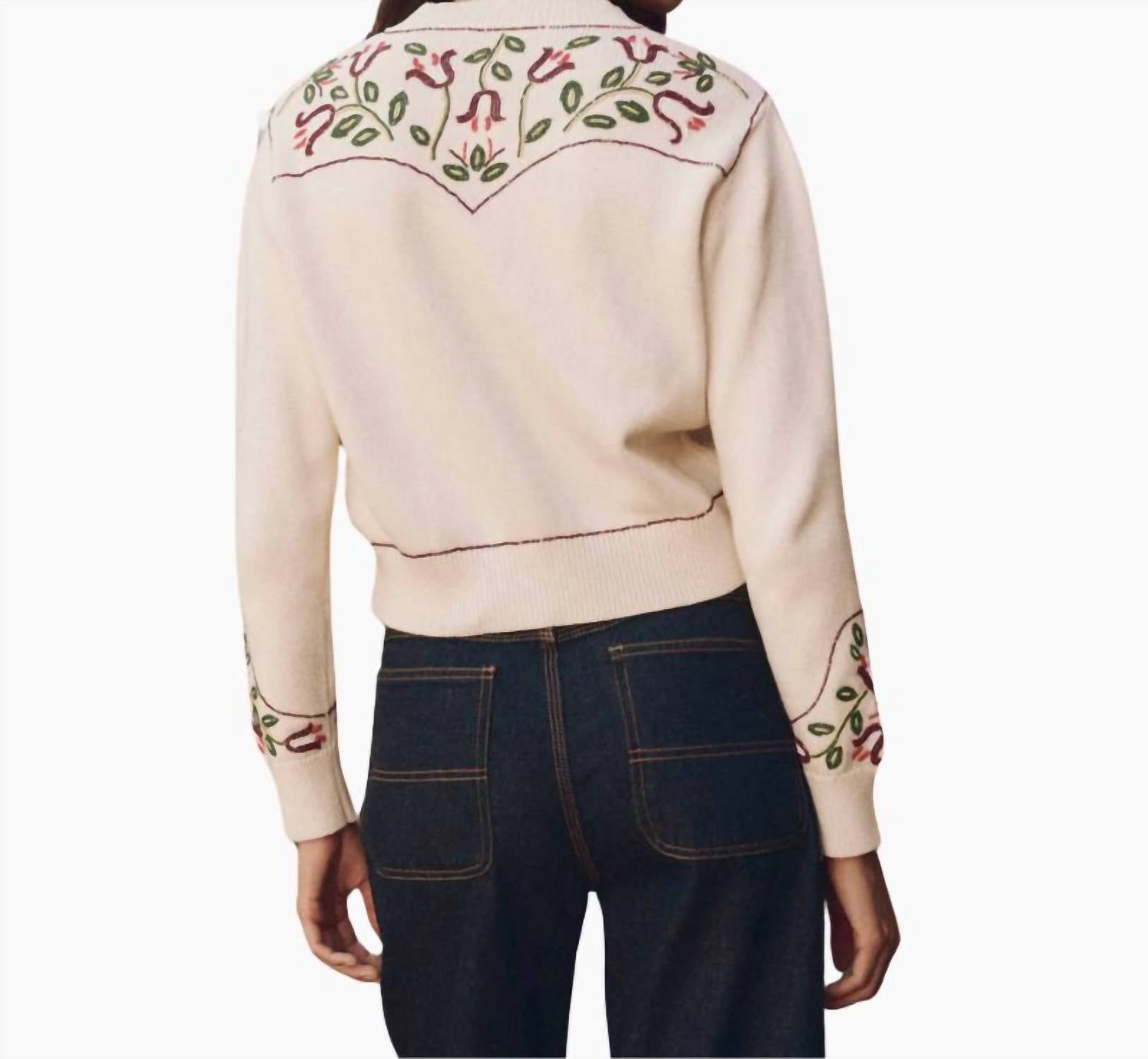 The Great. - Western Beaded Cardigan