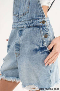Aaron & Amber - Faith Overall Shorts