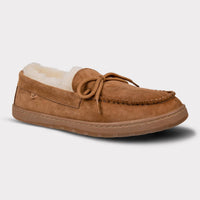 Lamo Men's Doubleface Sheepskin Moccasin in chestnut - men's loafer - alternate view