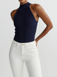 Dl1961 - Women'S - Instasculpt Rib Mock Neck Top