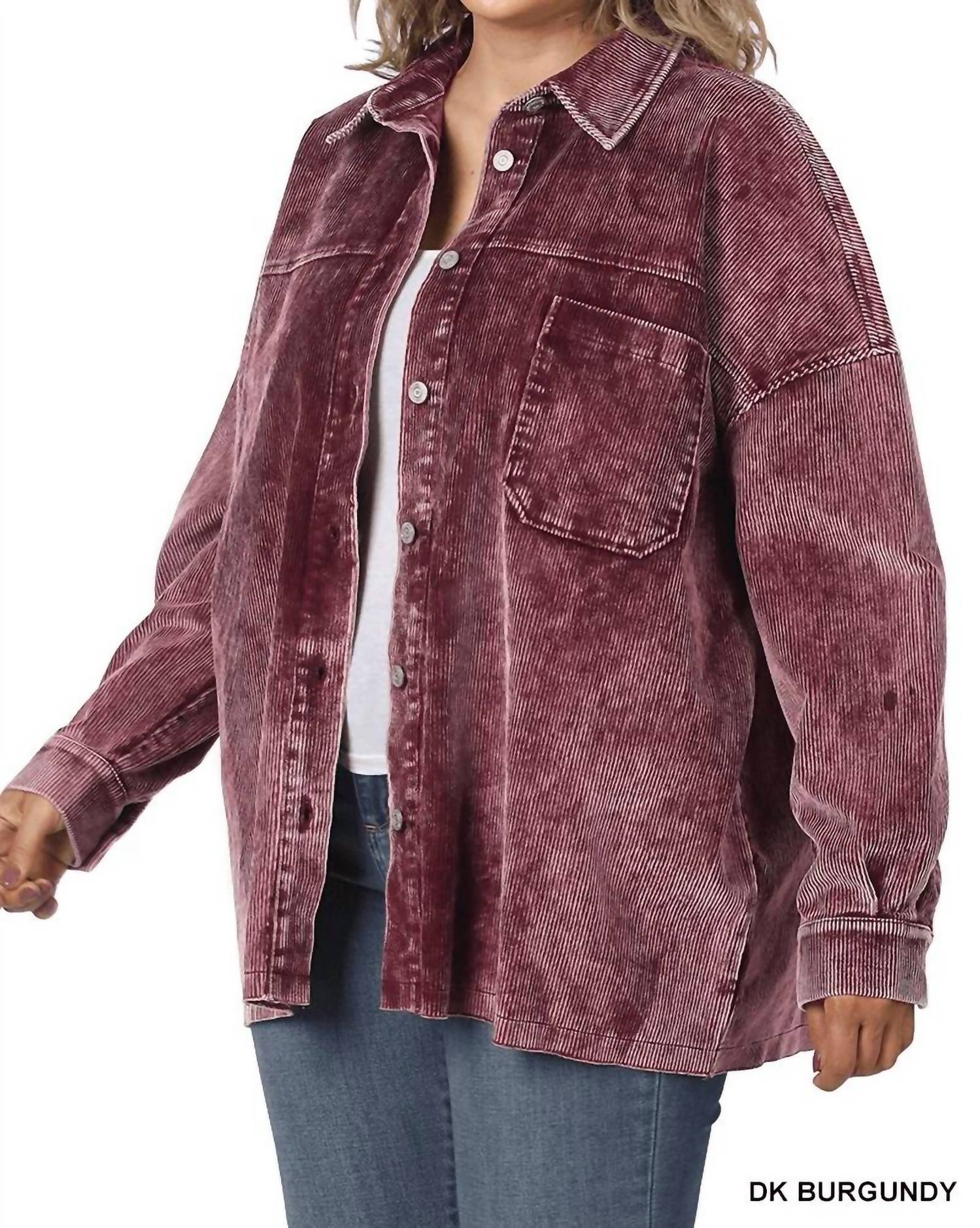 Zenana - Vintage Vibes Shacket