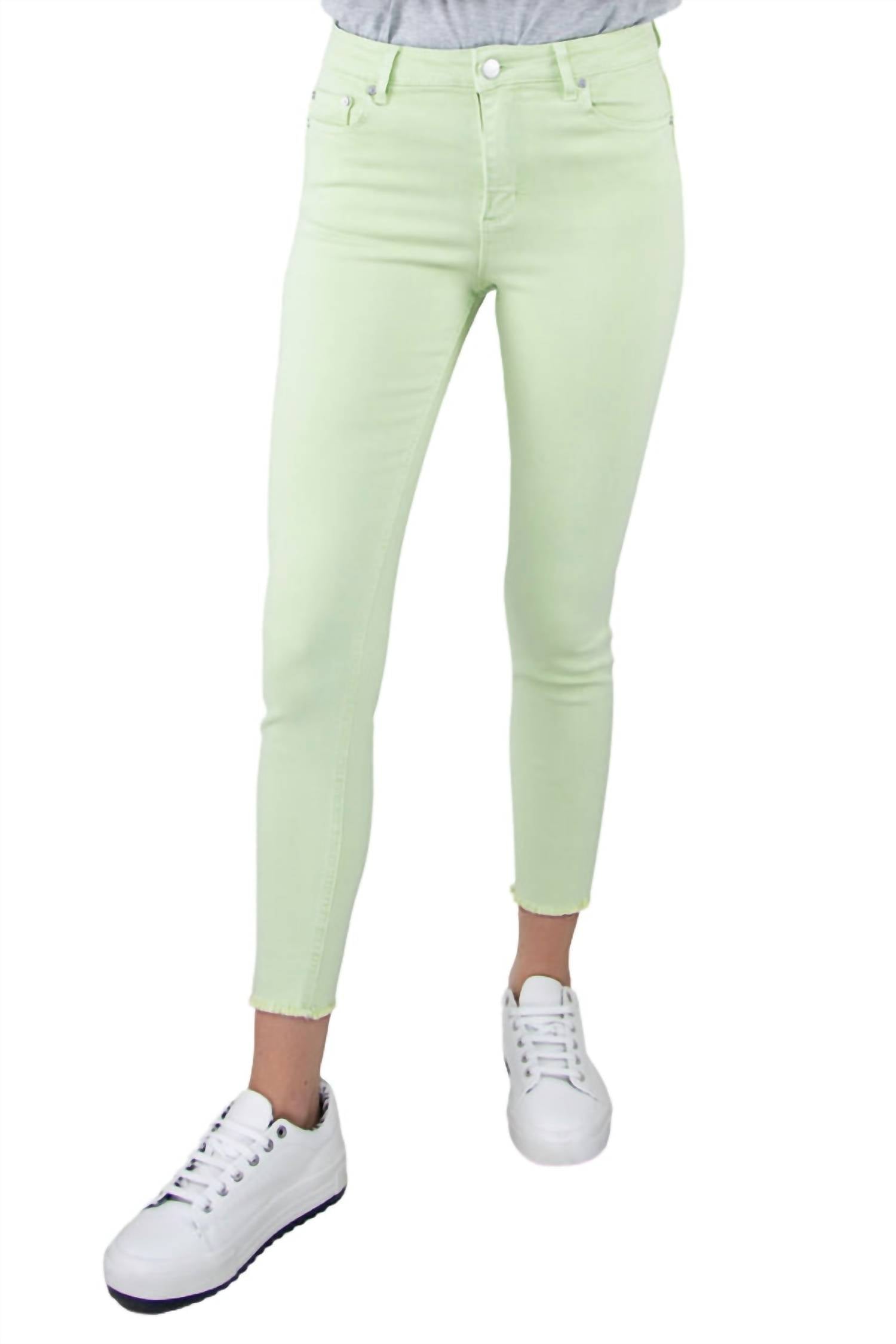 Mona Basic High Waist Skinny Crop Jean