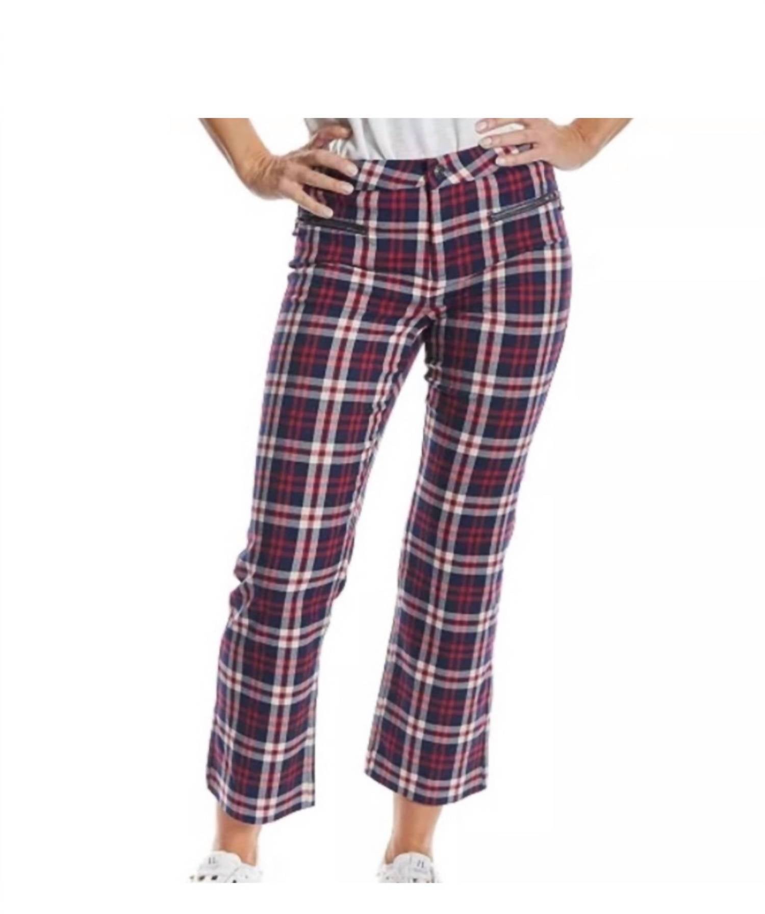 Oat New York - Women's Cropped Plaid Pants