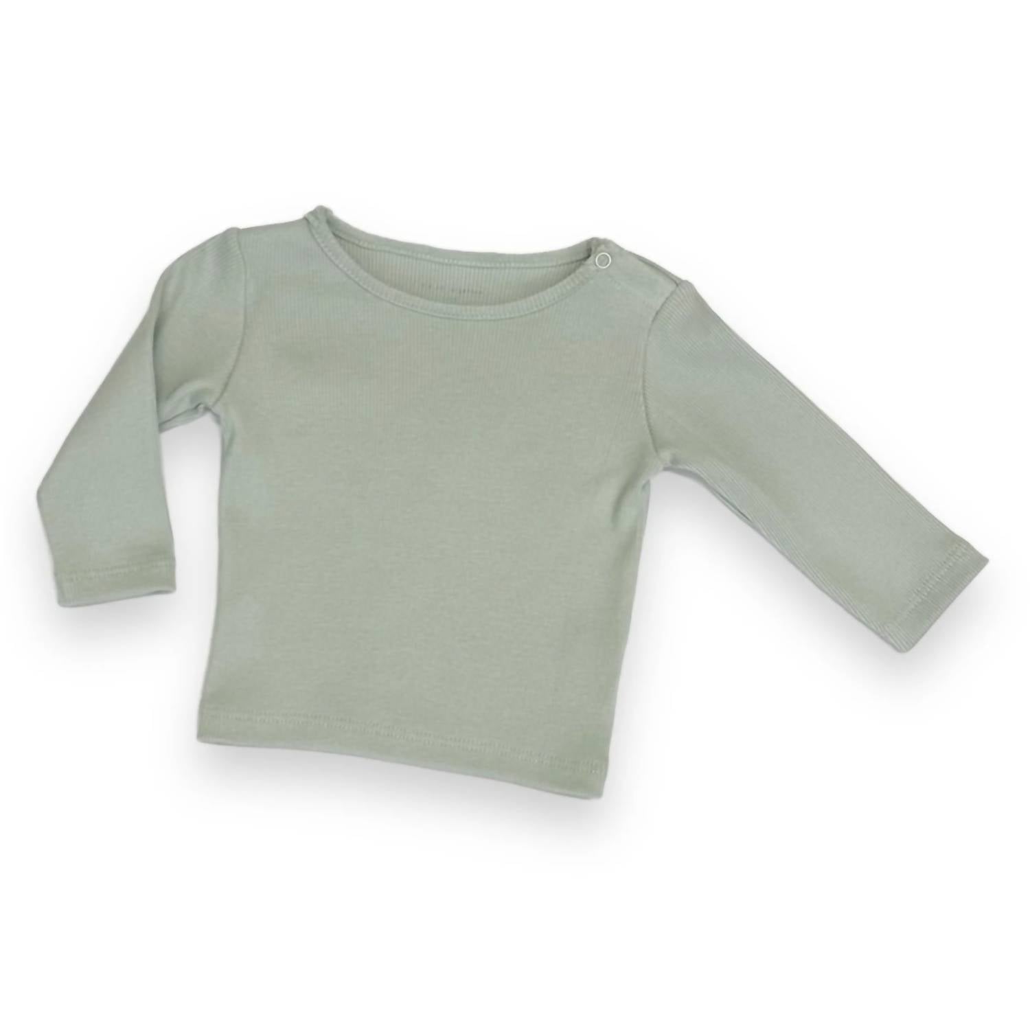 Tane - Baby's Long Sleeve Top With Raw Edge