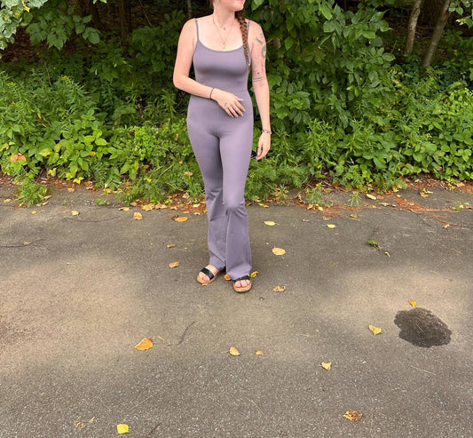 Love Poem - Women's Ryanne Scoop Neck Flare Leg Jumpsuit