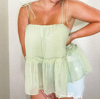 Le Lis - The Palms Tie Strap Tank Top