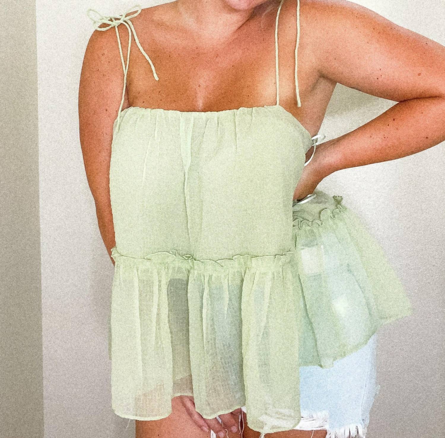 Le Lis - The Palms Tie Strap Tank Top