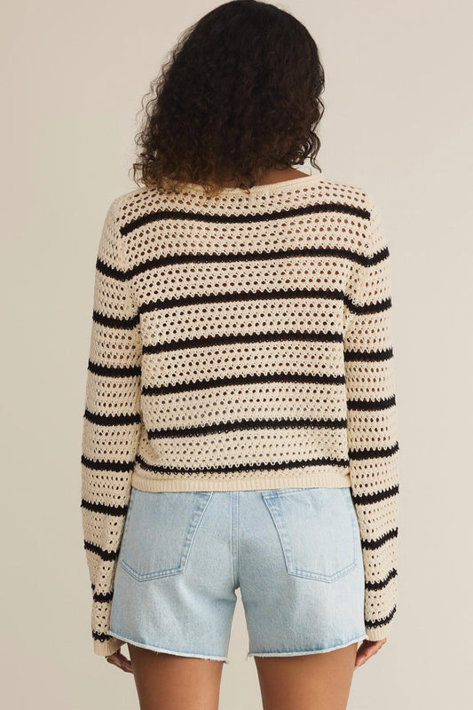 Z Supply - Kit Stripe Crochet Sweater