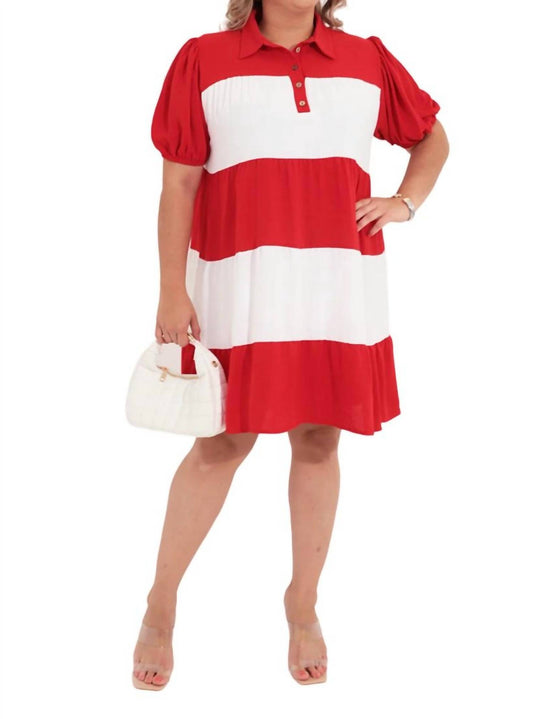 She + Sky - Game Day Block Dress