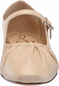 Sam Edelman Women's Micah Mary Jane Flat in beige - women's flats - detail view