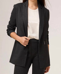 Nzt By Nic+Zoe - Broken Pinstripe Blazer