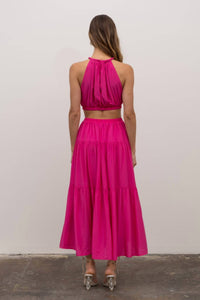 Moon River - Cutout Tiered Maxi Dress