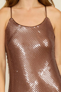 Lucy Paris - Linda Sequin Midi Dress