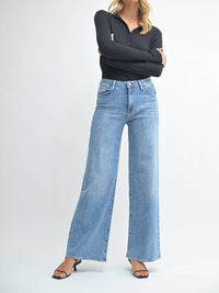 Just Black Denim - Stretchy Wide Leg Jeans