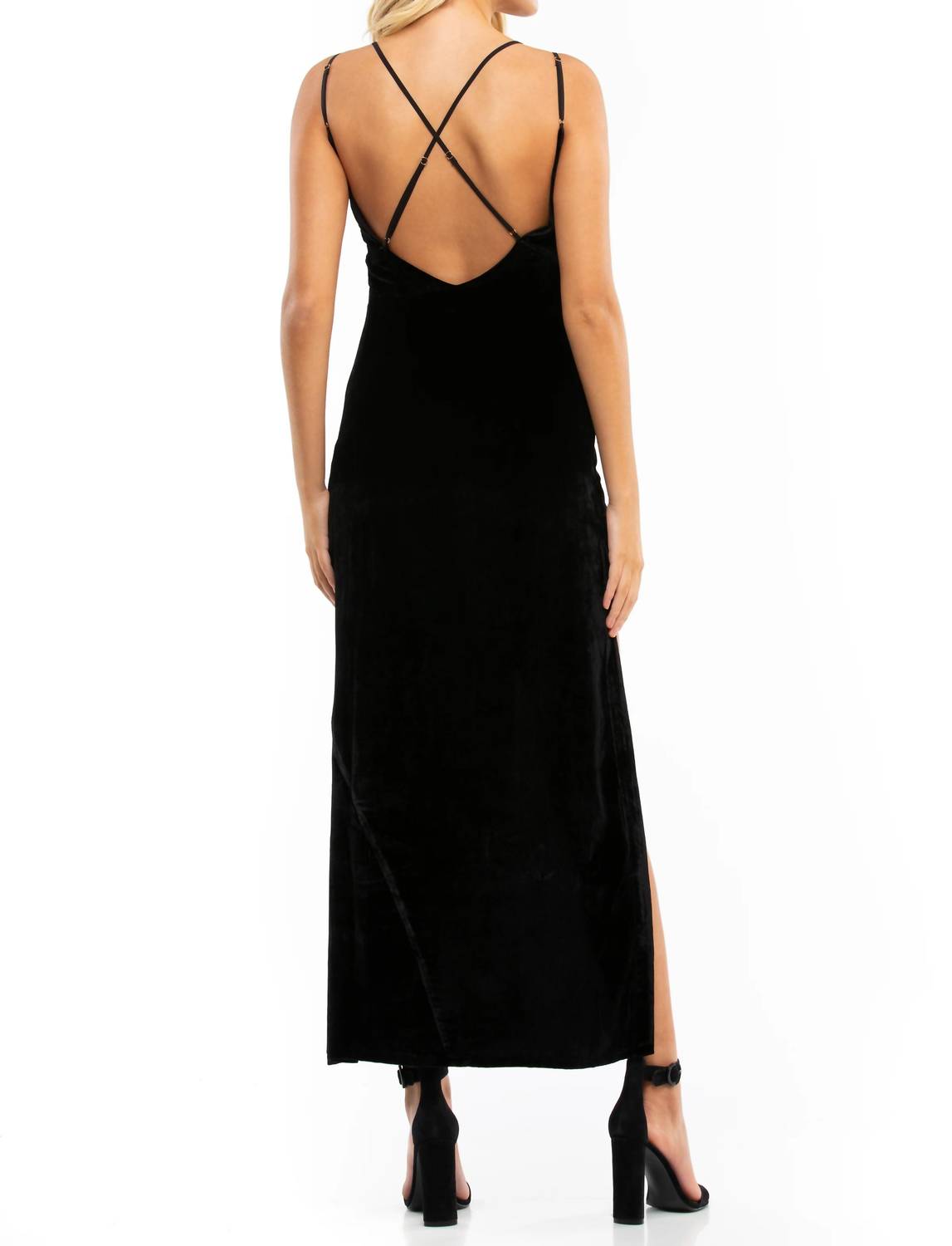 For Love & Lemons - Nadine Velvet Maxi Dress