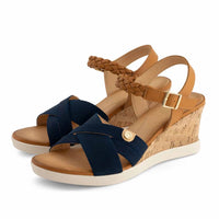 Andrea - Women's Ankle-strap Wedge Sandals