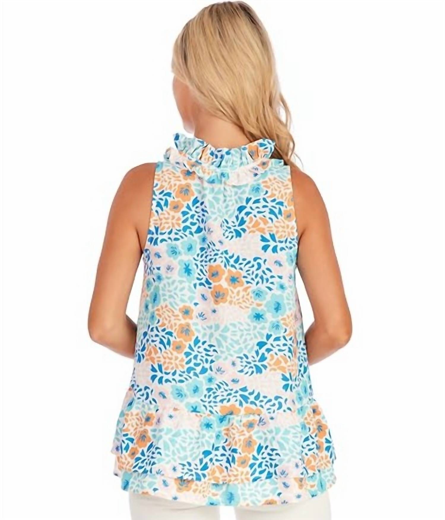 Mudpie - Jeanette Flounce Top