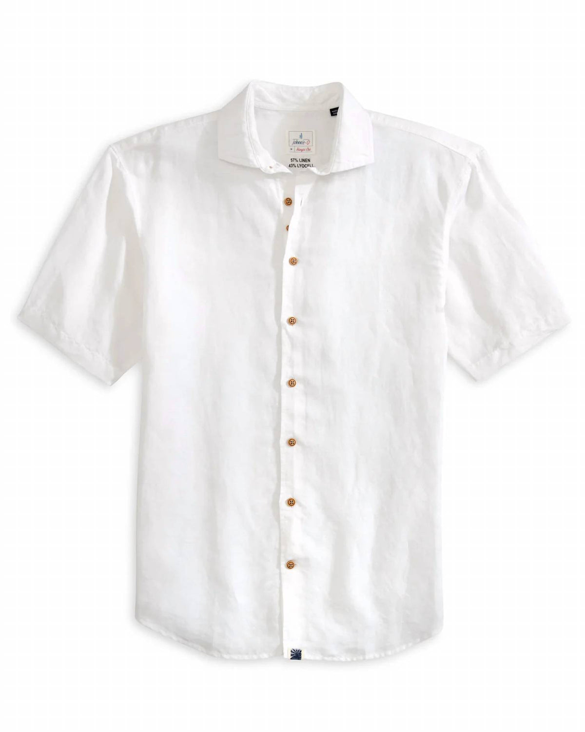 Johnnie-O - Men's Short Sleeve Hangin' Out Linen Button Up Shirt